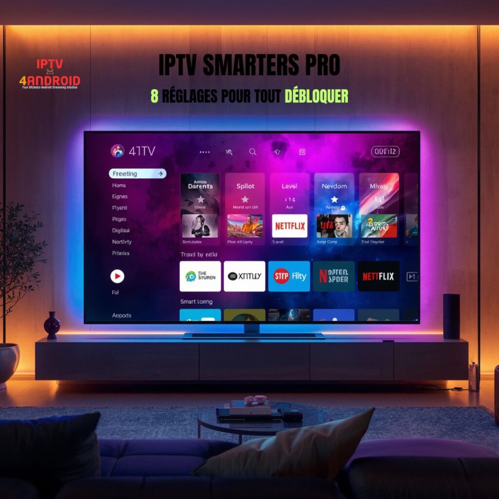 paramètres cachés IPTV Smarters Pro
